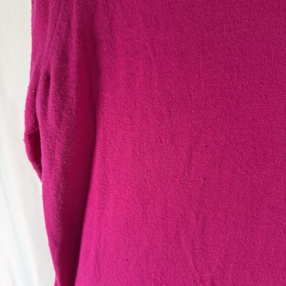 J. Crew Sweater Women's Large Pink Merino Wool Blend Long Sleeve Pullover - Picture 11 of 16